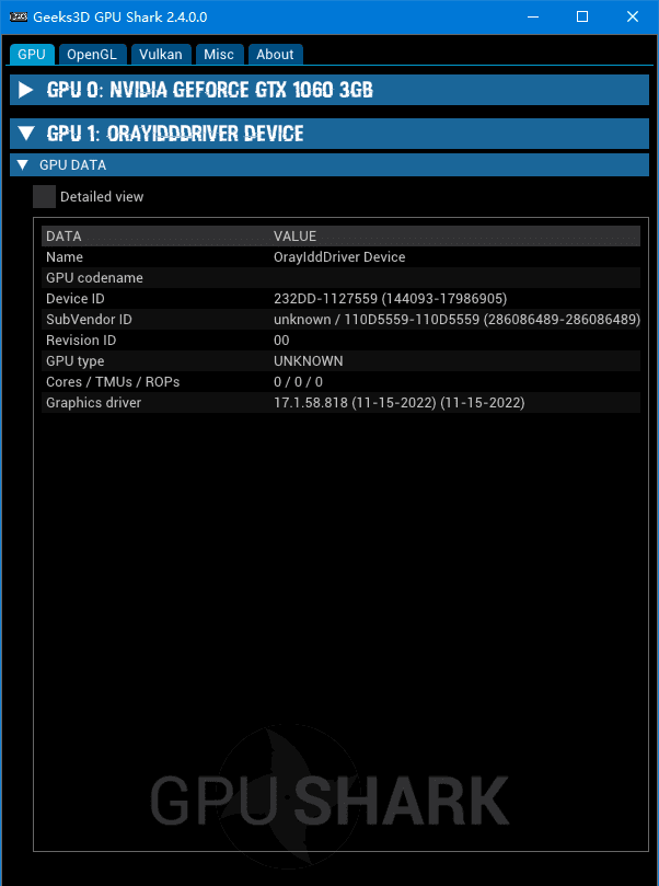 GPU Shark II 显卡监控工具 v2.10.0.0 / 0.33.4.0 绿色版-安卿辰博客
