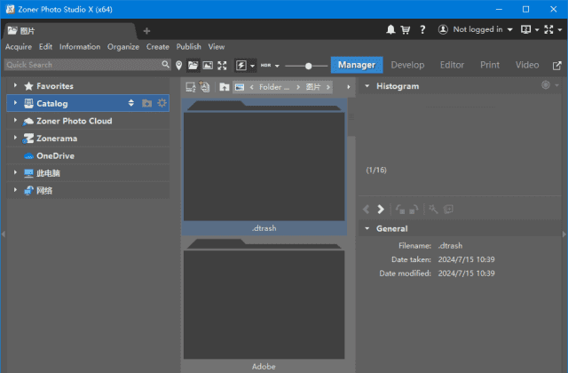 专业照片编辑管理工具 Zoner Photo Studio X v19.2606.2.706 便携版-安卿辰博客